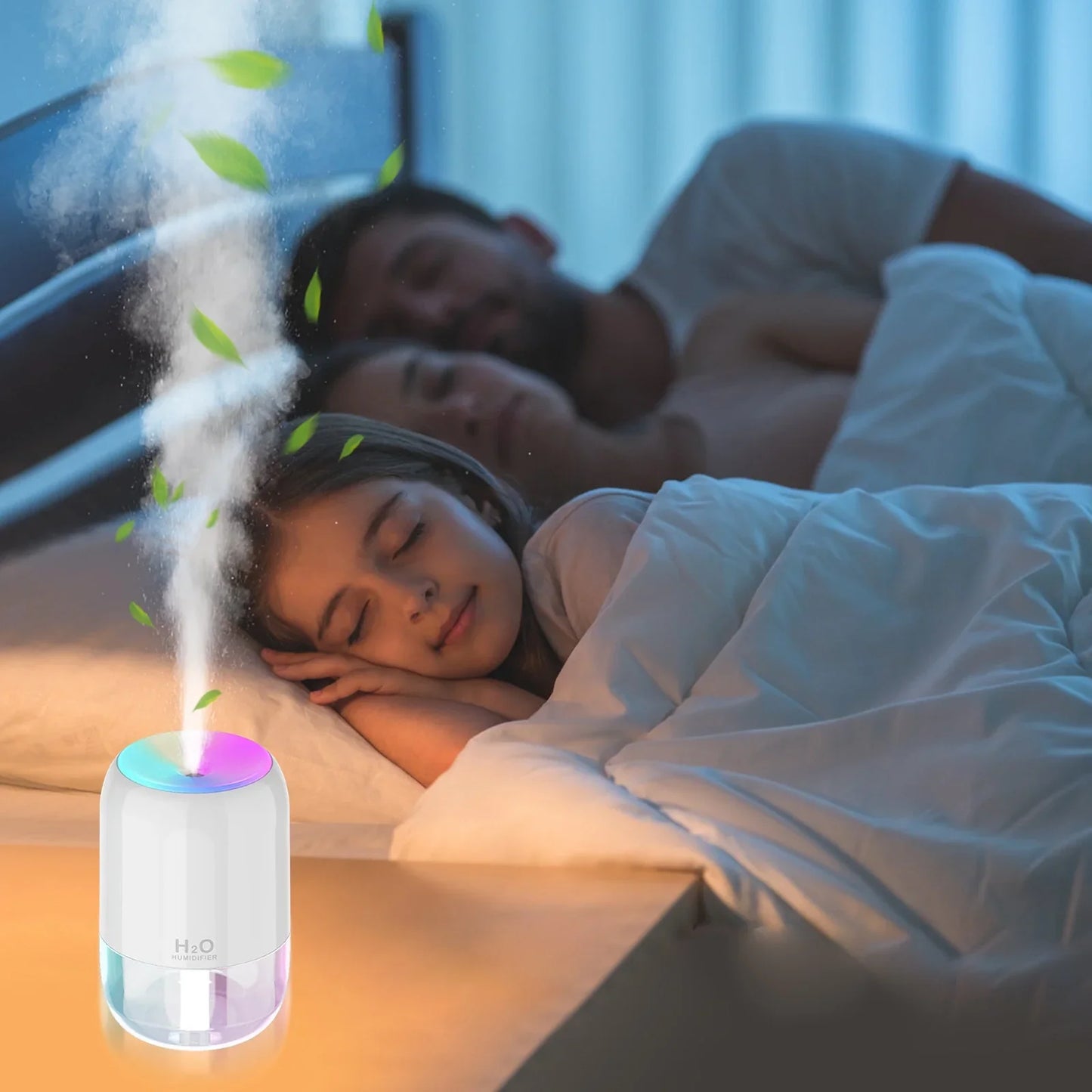 Portable Small Cool Mist Humidifiers 200ML