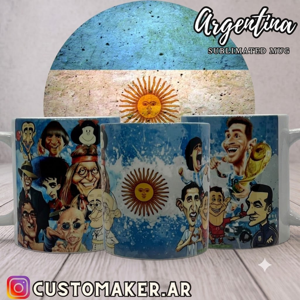 Personajes de taza de café